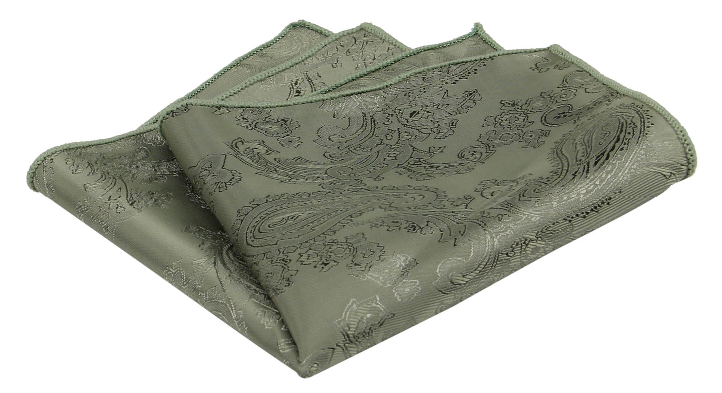 Eucalyptus Ties. Dark Sage Green Ties for Men.Pale Green Neckties.