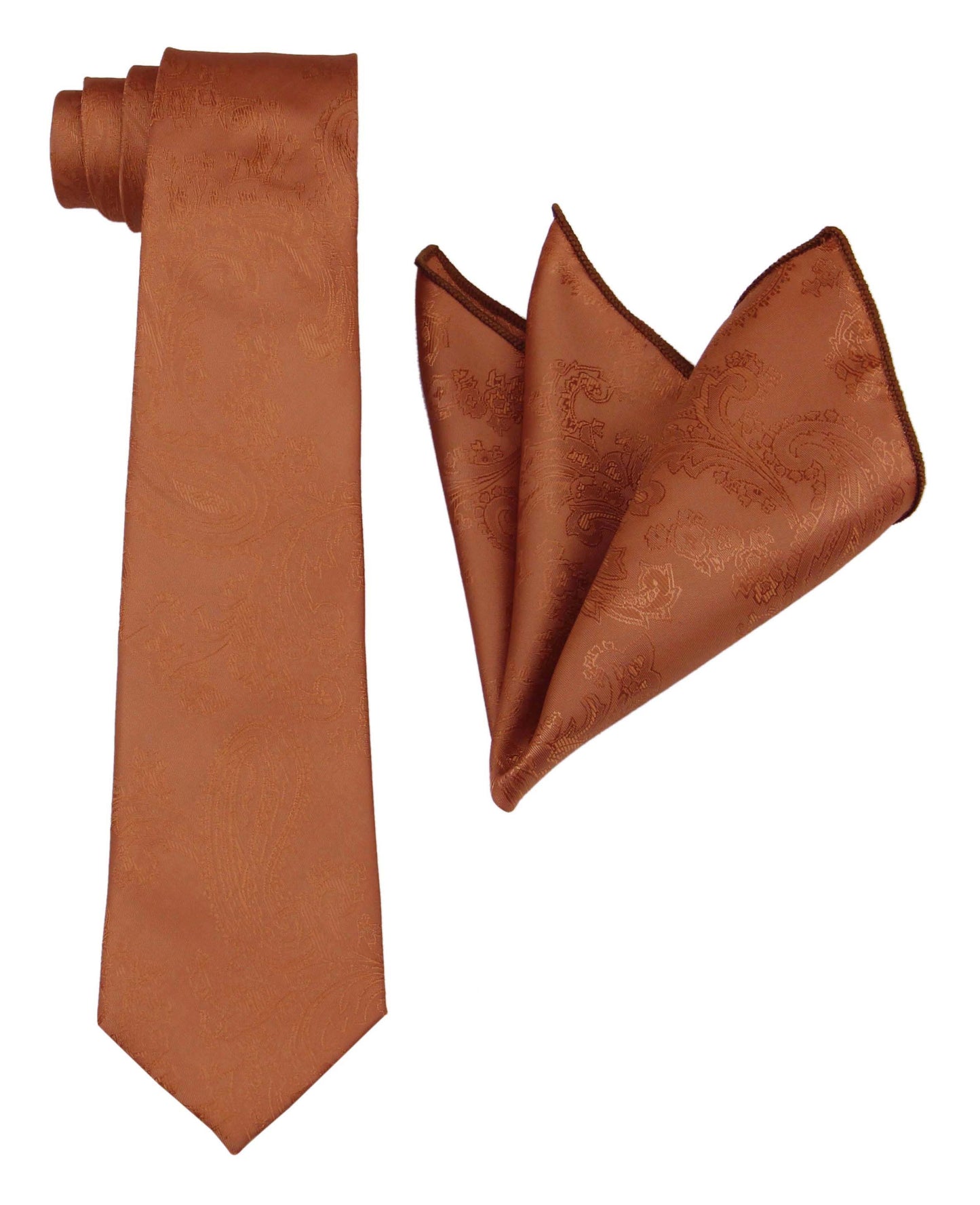 Light Cooper Pocket Squares. Pocket Squares for Party.Mens Gift