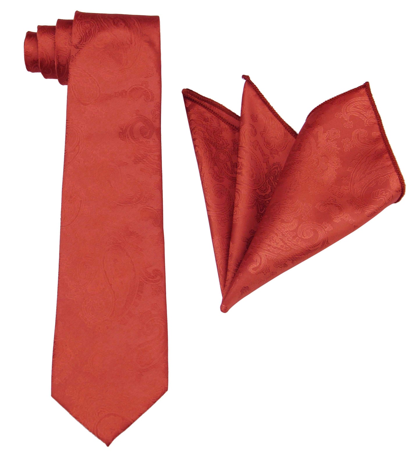 Sienna Pocket Squares. .Mens Burnt Orange Pocket Squares. Wedding Pocket Squares