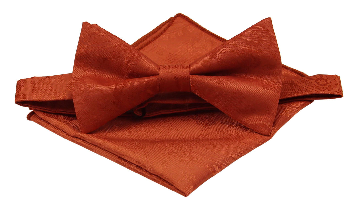 Sienna Pocket Squares. .Mens Burnt Orange Pocket Squares. Wedding Pocket Squares