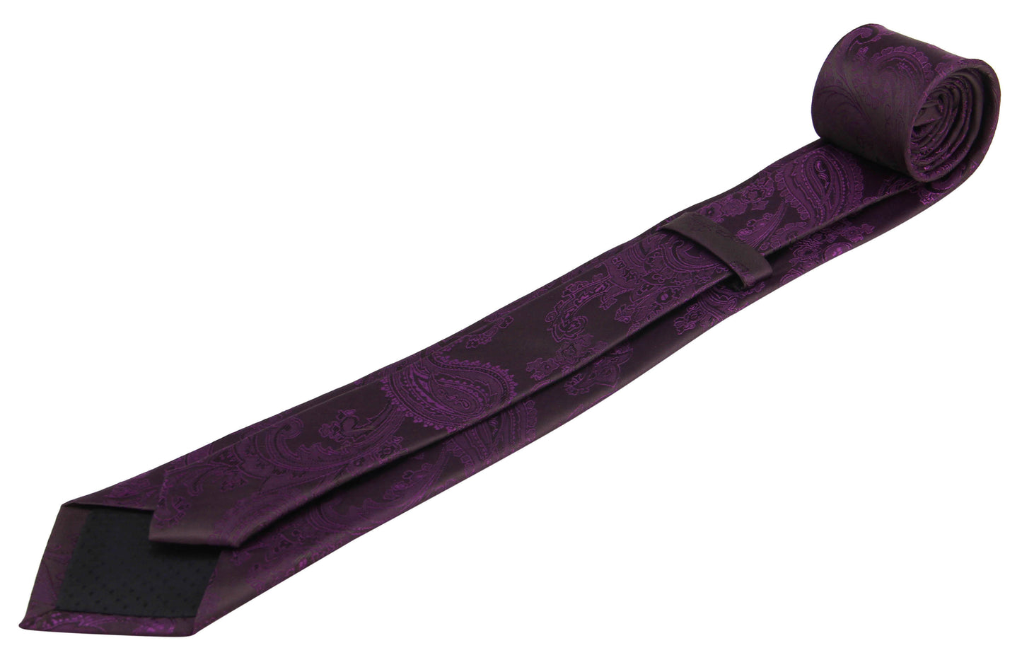 Mens Plum Ties. Dark Purple Mens Neckties. Deep Purple Neckties for Men.