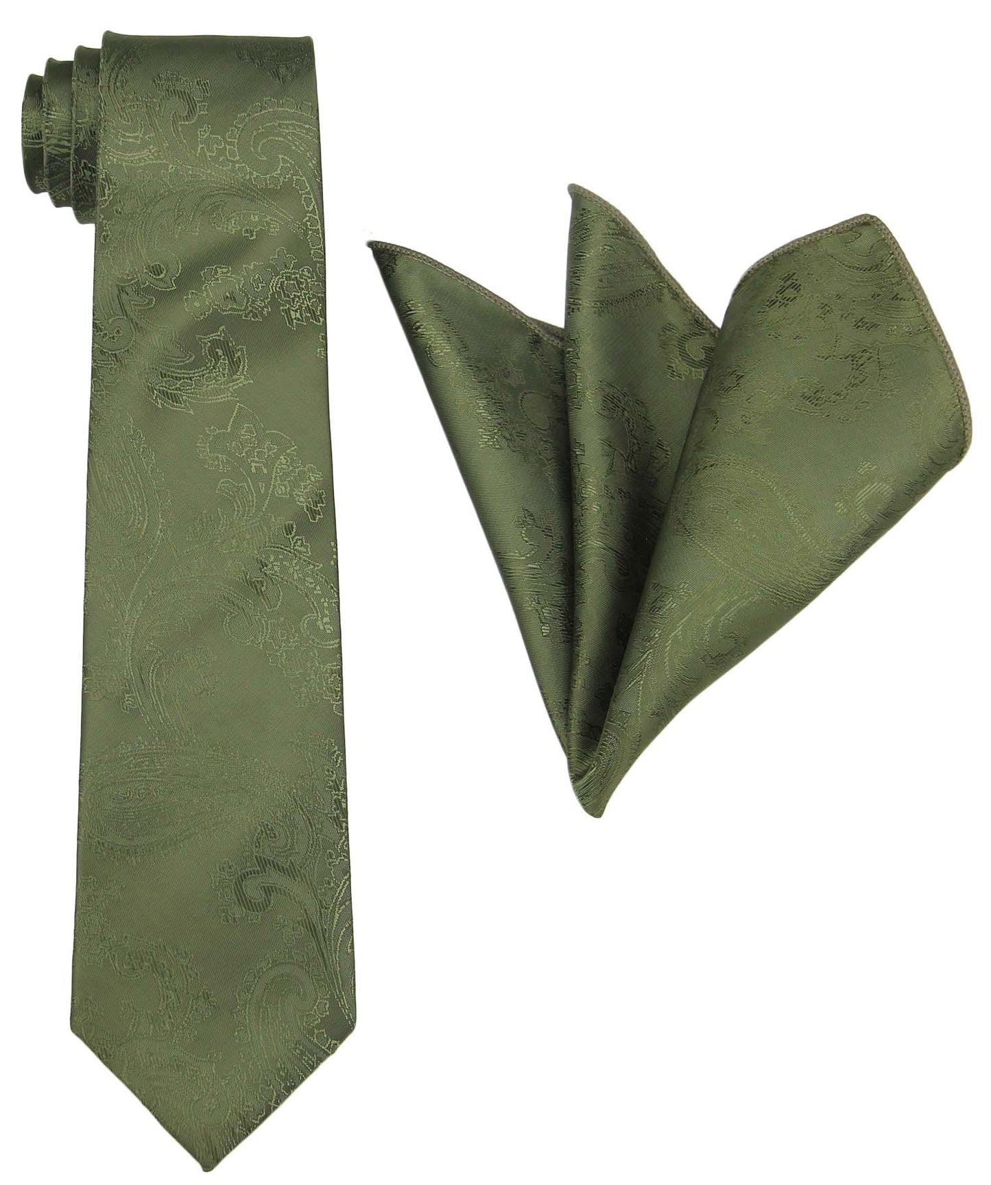 Martini Olive Pocket Squares. Olive Green Pocket Squares. Wedding Paisley Hanky