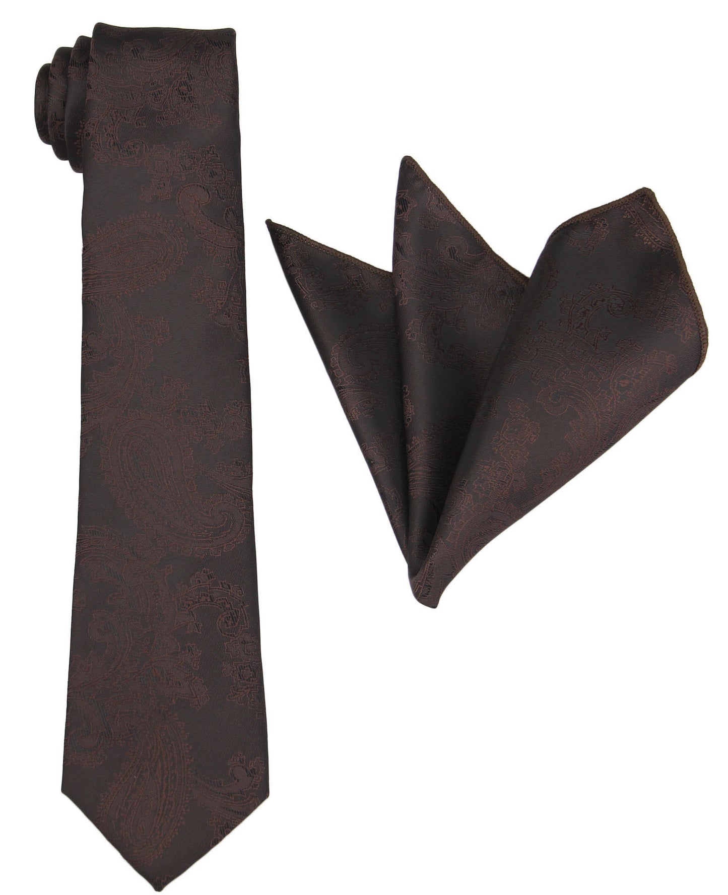 Truffle Pocket Squares. Dark Brown Pocket Squares