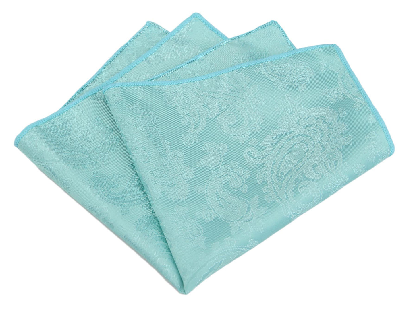 Spa Ties. Light Mint Green Tie. Spa Neckties for Men. Wedding Tie. Spa Silk Paisley Tie. Multi Size.