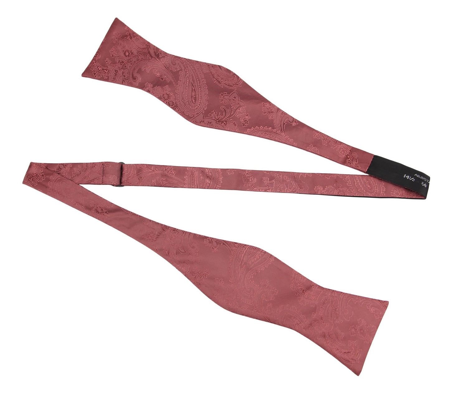 Desert Rose Paisley Bowties. Mens Rosewood Pretied or Self Bowties.Matching Kids Bowtie