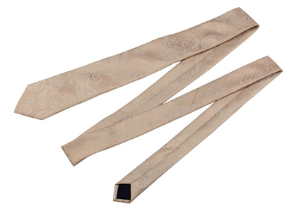 Mens Biscotti Ties. Taupe Mens Tie . Beige Color Neckties for Men.