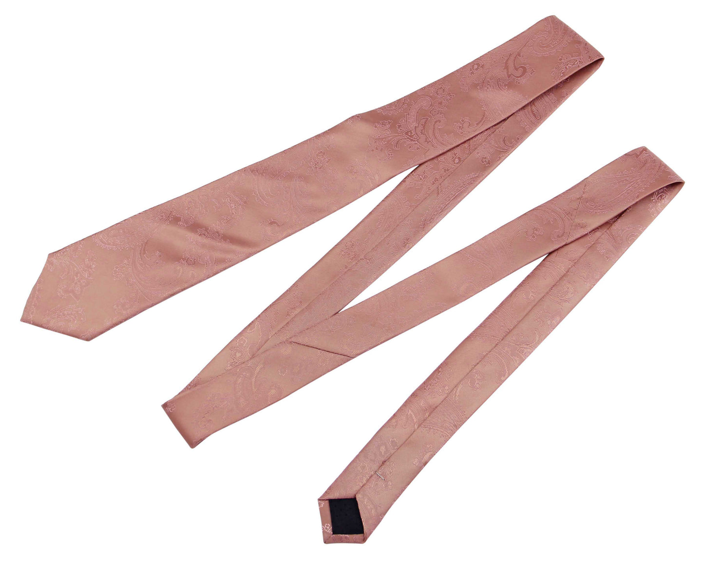Desert Coral Men's Neckties.  Desert Coral Color Wedding  Ties. Adult Neck Ties