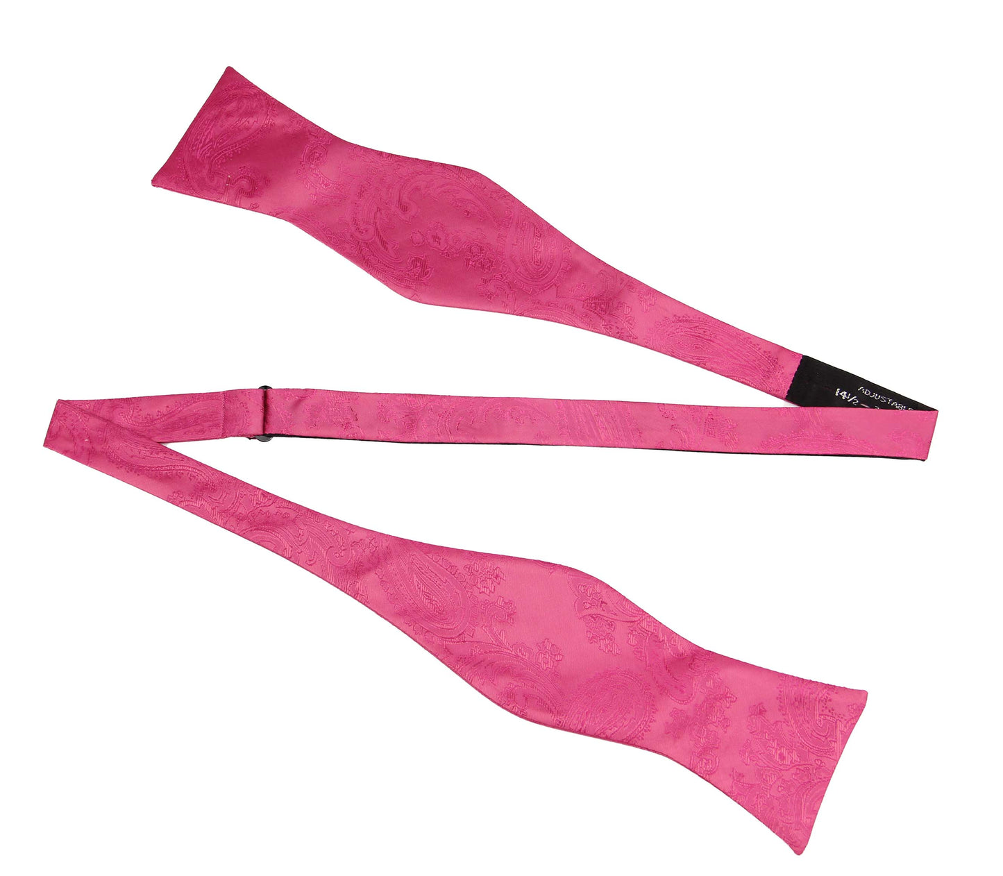 Begonia Paisley Bow Ties. Fuchsia  Bowties for Men/ Kids.