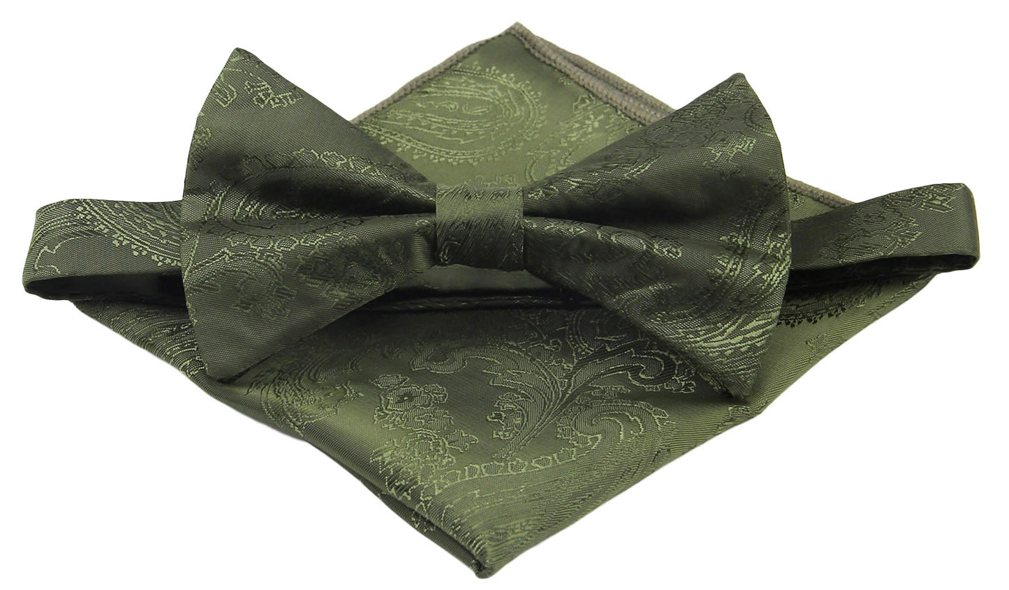 Martini Olive Bow Ties. Martini Olive Wedding Pretied or Self Bowties.With Matching Pocket Squares