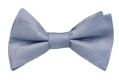 Dusty Blue Bow Ties. Mens Pretied Bowties or Self Bowties.Matching Kids Bow Ties