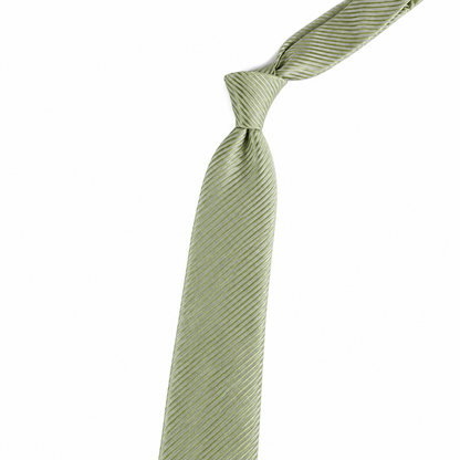 Men’s Sage Green & Pastel Wedding Tie – 8cm Classic Necktie