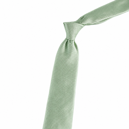 Men’s Sage Green & Pastel Wedding Tie – 8cm Classic Necktie